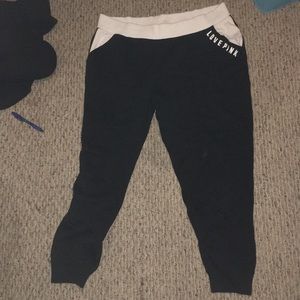 VICTORIA SECRET PINK JOGGERS SZ. LARGE